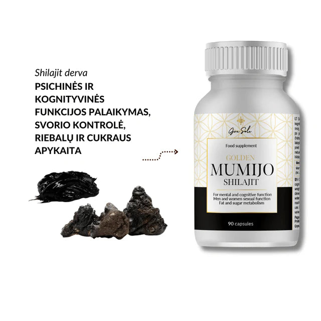 Golden Mumijo Shilajit (Maisto Papildas)