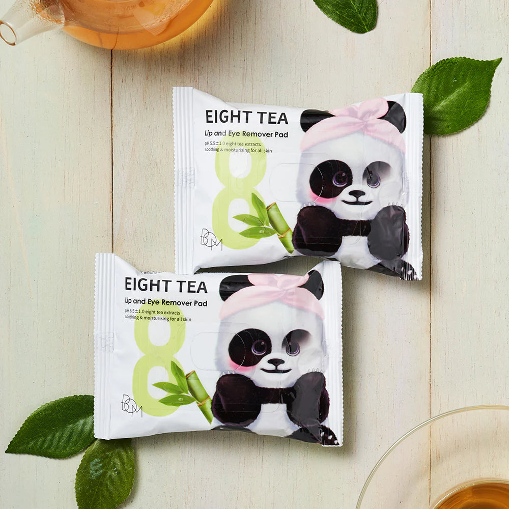 Valomieji diskeliai Eight Tea Lip and Eye Remover Pad