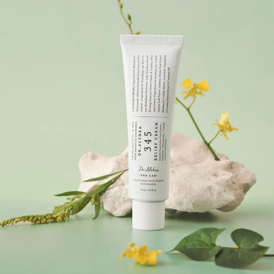 345 Relief Cream - regeneruojantis veido kremas, 50 ml