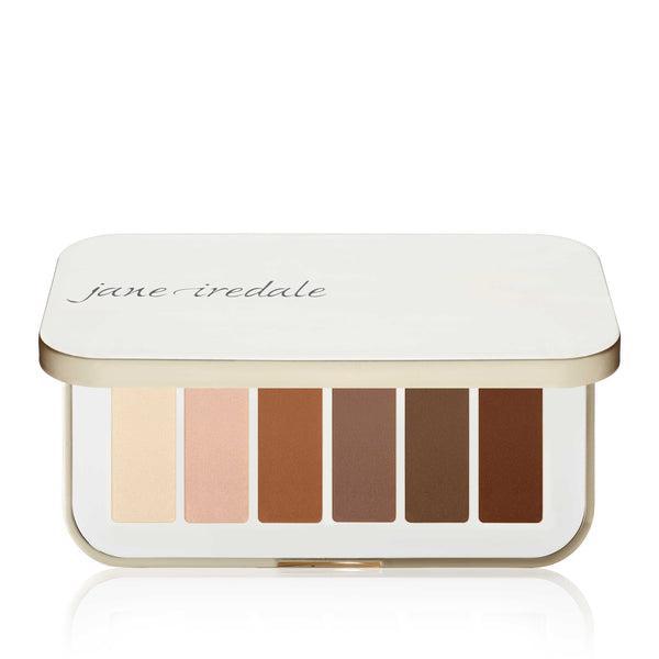 Jane Iredale Eyeshadow Palette  
This versatile eyeshadow palette features six stunning shades, ranging from soft shimmering neutrals to bold and vibrant tones. The palette is designed to create a variety of eye looks, from subtle daywear to dramatic evening styles. The formula is smooth and buildable, allowing for easy blending and long-lasting color. Ideal for any makeup enthusiast looking to enhance their eyes with rich, pigmented hues.