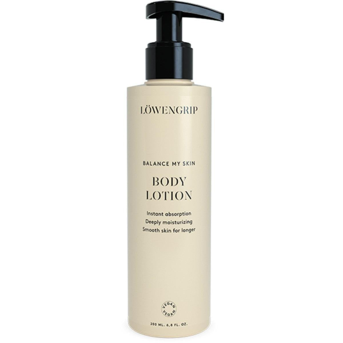 A deeply moisturizing body lotion that provides instant absorption, ensuring smooth skin for longer. This vegan lotion is ideal for maintaining soft, hydrated skin, offering a balanced formula that nourishes and protects.