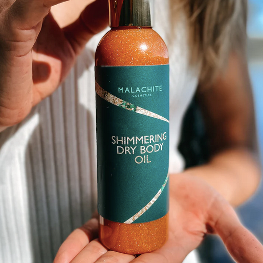 Kūno aliejus Shine Bright-MALACHITE COSMETICS-Misiule.lt