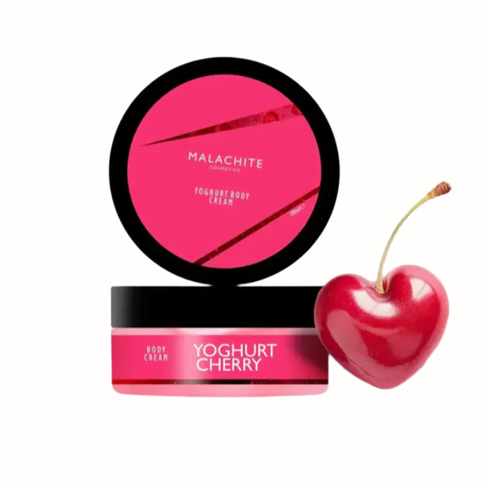 Kūno jogurtas Cherry-MALACHITE COSMETICS-Misiule.lt