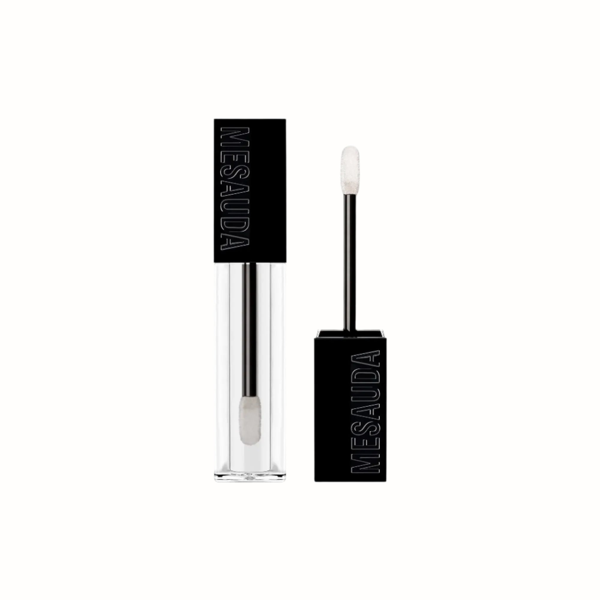 Liquid Eyeshadow-GLOSS-MATRIX-MESAUDA
A sleek, transparent tube of Mesauda liquid eyeshadow featuring a precise applicator for easy and smooth application. The product is housed in a minimalist black and clear packaging, offering a shimmering, long-lasting finish to enhance the eyes with vibrant color and effortless wear.