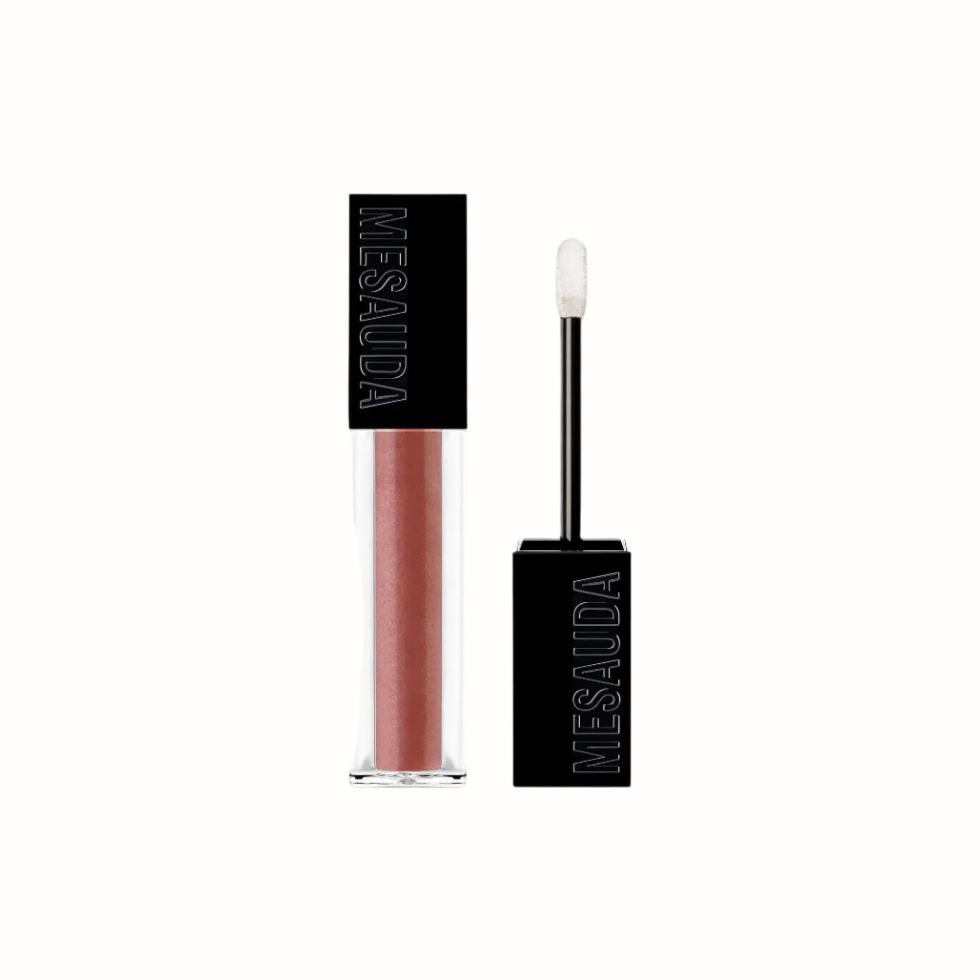 Liquid Eyeshadow-GLOSS-MATRIX-MESAUDA
A sleek, transparent tube of Mesauda liquid eyeshadow featuring a precise applicator for easy and smooth application. The product is housed in a minimalist black and clear packaging, offering a shimmering, long-lasting finish to enhance the eyes with vibrant color and effortless wear.