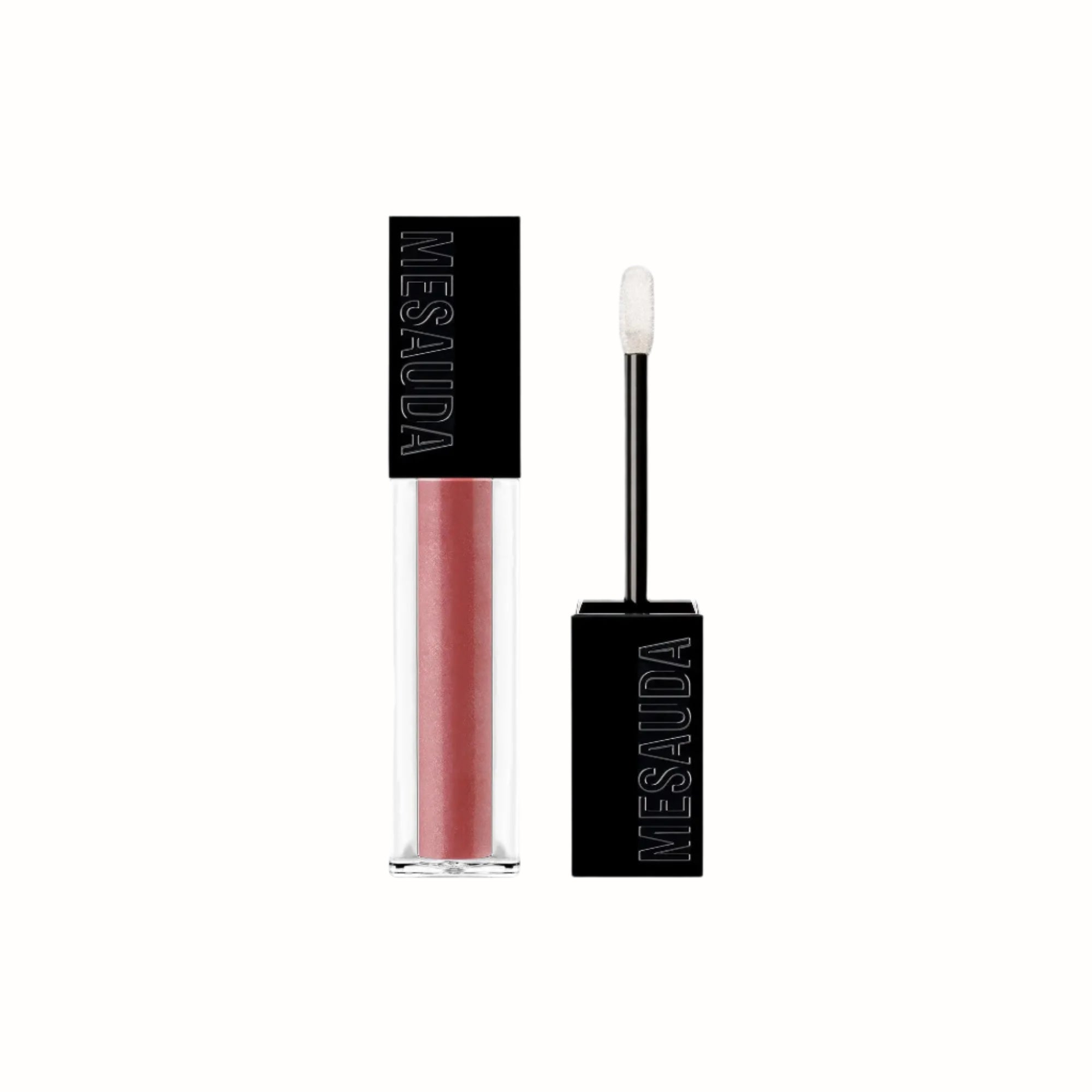 Liquid Eyeshadow-GLOSS-MATRIX-MESAUDA
A sleek, transparent tube of Mesauda liquid eyeshadow featuring a precise applicator for easy and smooth application. The product is housed in a minimalist black and clear packaging, offering a shimmering, long-lasting finish to enhance the eyes with vibrant color and effortless wear.