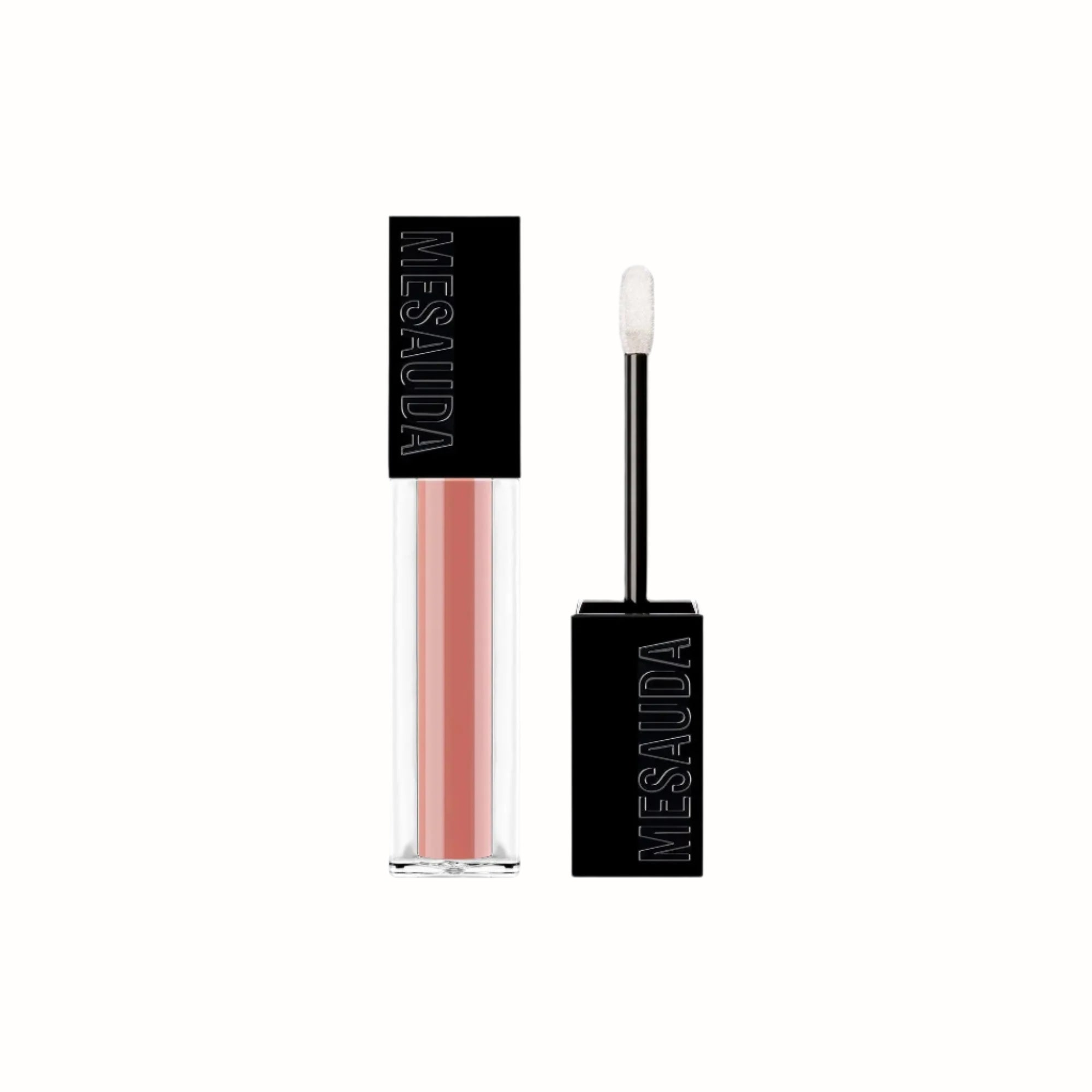 Liquid Eyeshadow-GLOSS-MATRIX-MESAUDA
A sleek, transparent tube of Mesauda liquid eyeshadow featuring a precise applicator for easy and smooth application. The product is housed in a minimalist black and clear packaging, offering a shimmering, long-lasting finish to enhance the eyes with vibrant color and effortless wear.
