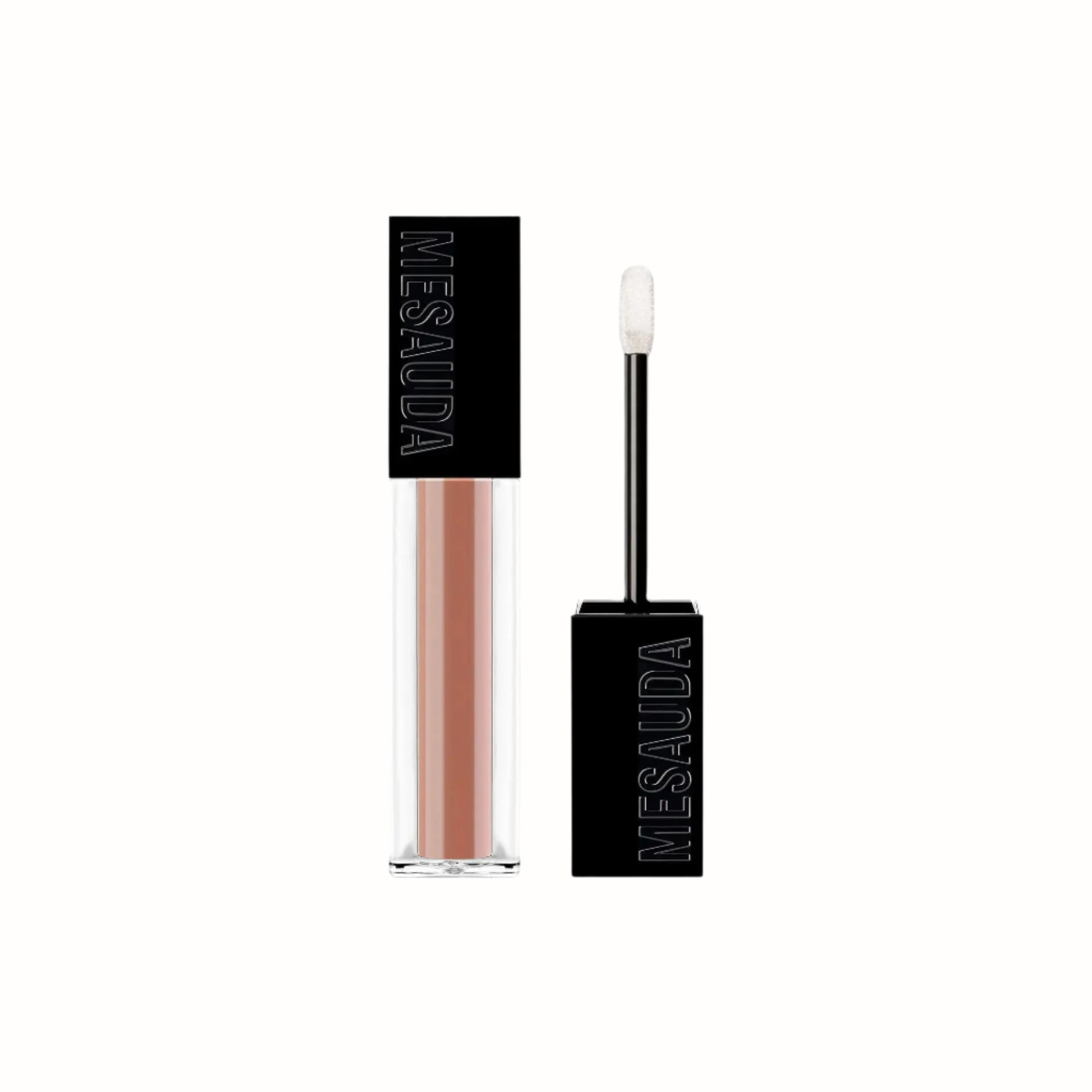Liquid Eyeshadow-GLOSS-MATRIX-MESAUDA
A sleek, transparent tube of Mesauda liquid eyeshadow featuring a precise applicator for easy and smooth application. The product is housed in a minimalist black and clear packaging, offering a shimmering, long-lasting finish to enhance the eyes with vibrant color and effortless wear.