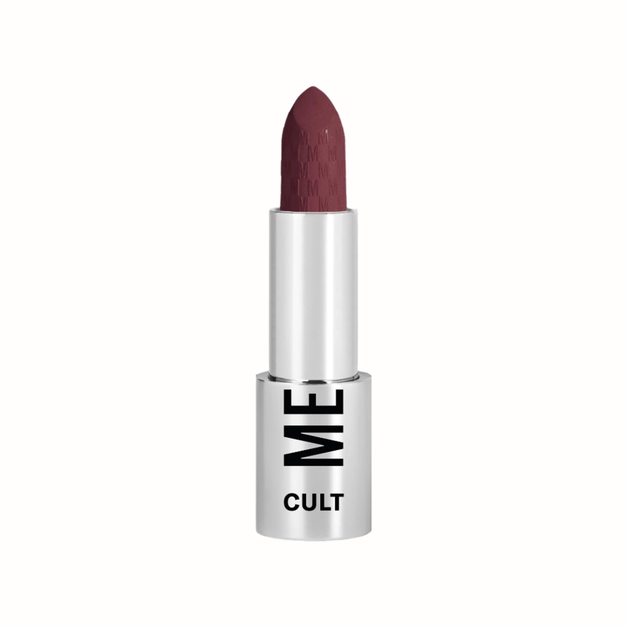 Cult Lipstick
A bullet of matte red lipstick from the Cult collection by Mesauda, featuring a sleek silver casing with the "ME" and "CULT" branding. The lipstick has a smooth, creamy texture with a long-lasting finish, perfect for adding a bold, sophisticated touch to any look.