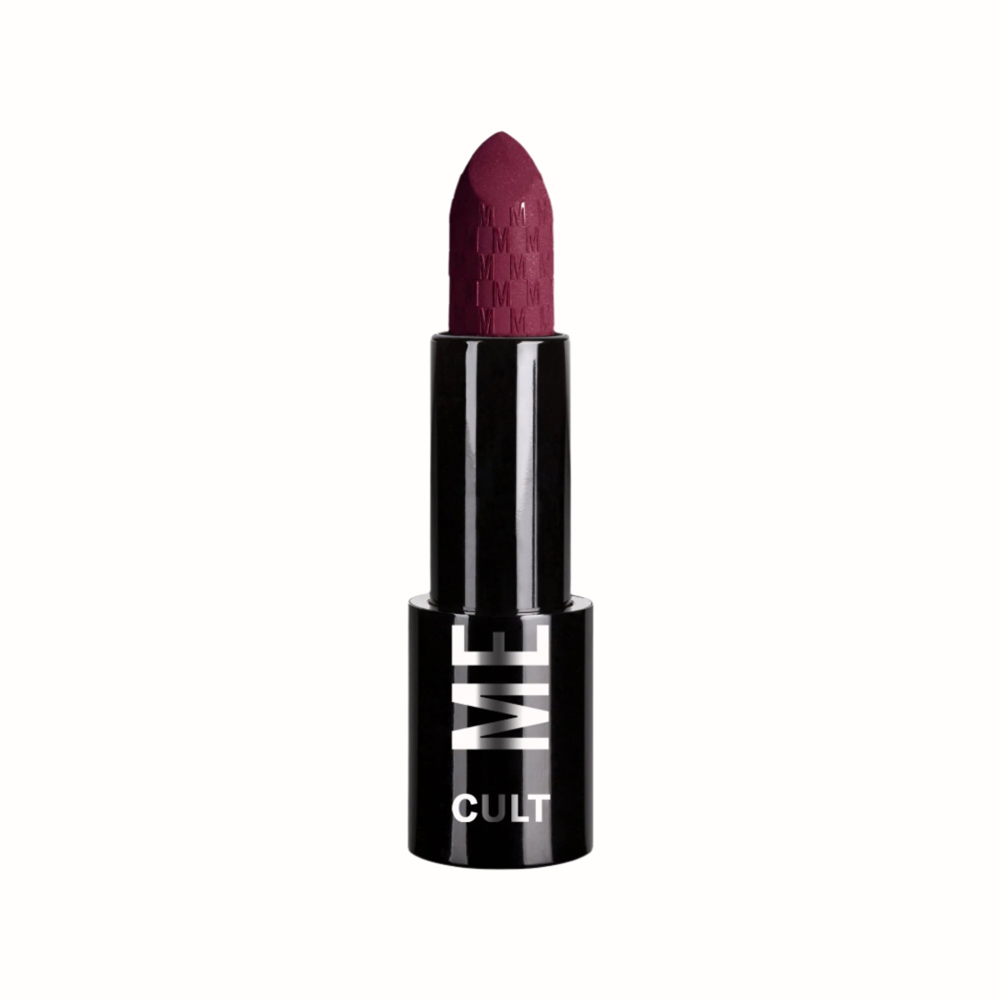 Cult Lipstick
A bullet of matte brown lipstick from the Cult collection by Mesauda, housed in a sleek black casing with the "ME" and "CULT" branding. The lipstick features a rich, earthy color that provides a smooth, creamy texture for long-lasting wear, perfect for adding a natural yet bold touch to any look.