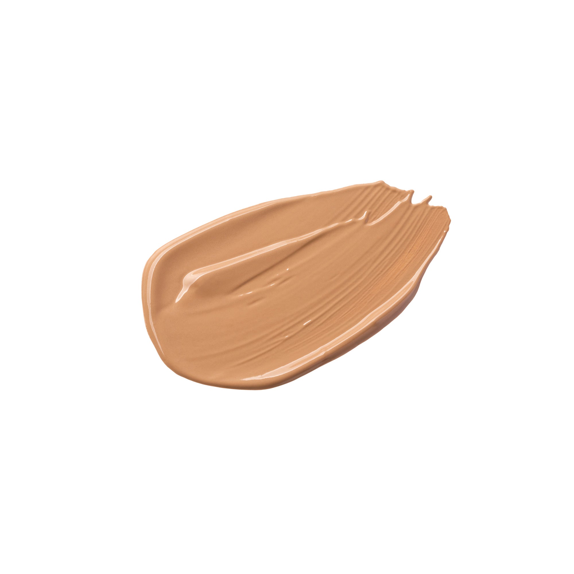 A swatch of the Milano The Skin Hydrating Foundation, showcasing its creamy, smooth texture with a natural beige tone. The foundation is designed to provide a lightweight, dewy finish, offering hydration and even coverage for a radiant complexion. Ideal for achieving a fresh and healthy look.