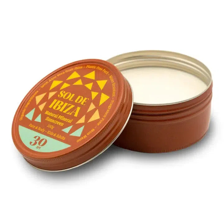 Apsauginis kremas veidui ir kūnui nuo saulės su SPF30-SOL DE IBIZA-Misiule.lt