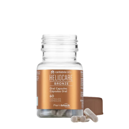 HELIOCARE ORAL BRONZE MAISTO PAPILDAI, 60 KAPSULIŲ