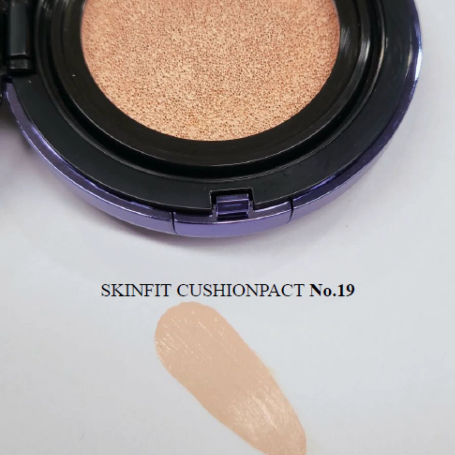 Inovatyvus cushion makiažo pagrindas su keičiamu užpildu SPF50+ PA+++, 15g + 15g