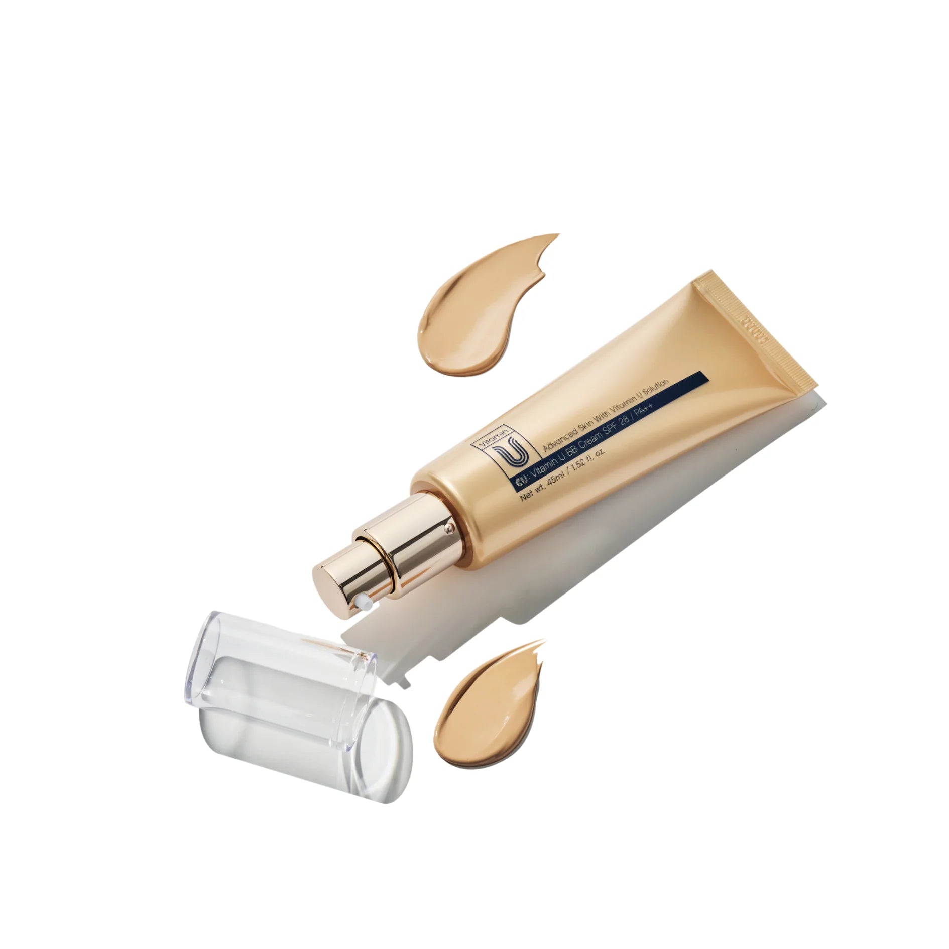 BB kremas su vitaminu U ir peptidais SPF28 PA++, 45 ml.