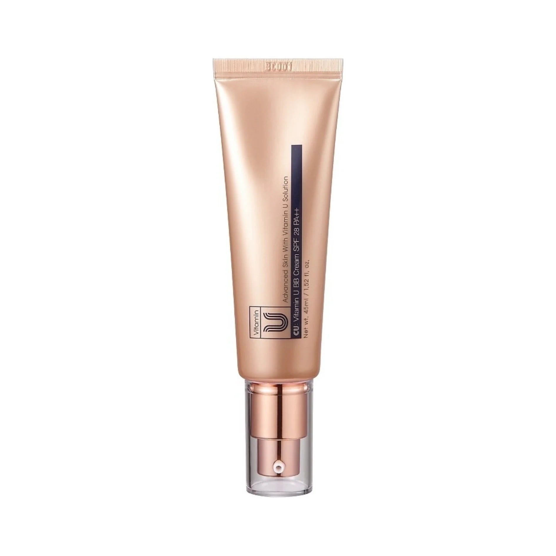 BB kremas su vitaminu U ir peptidais SPF28 PA++, 45 ml.