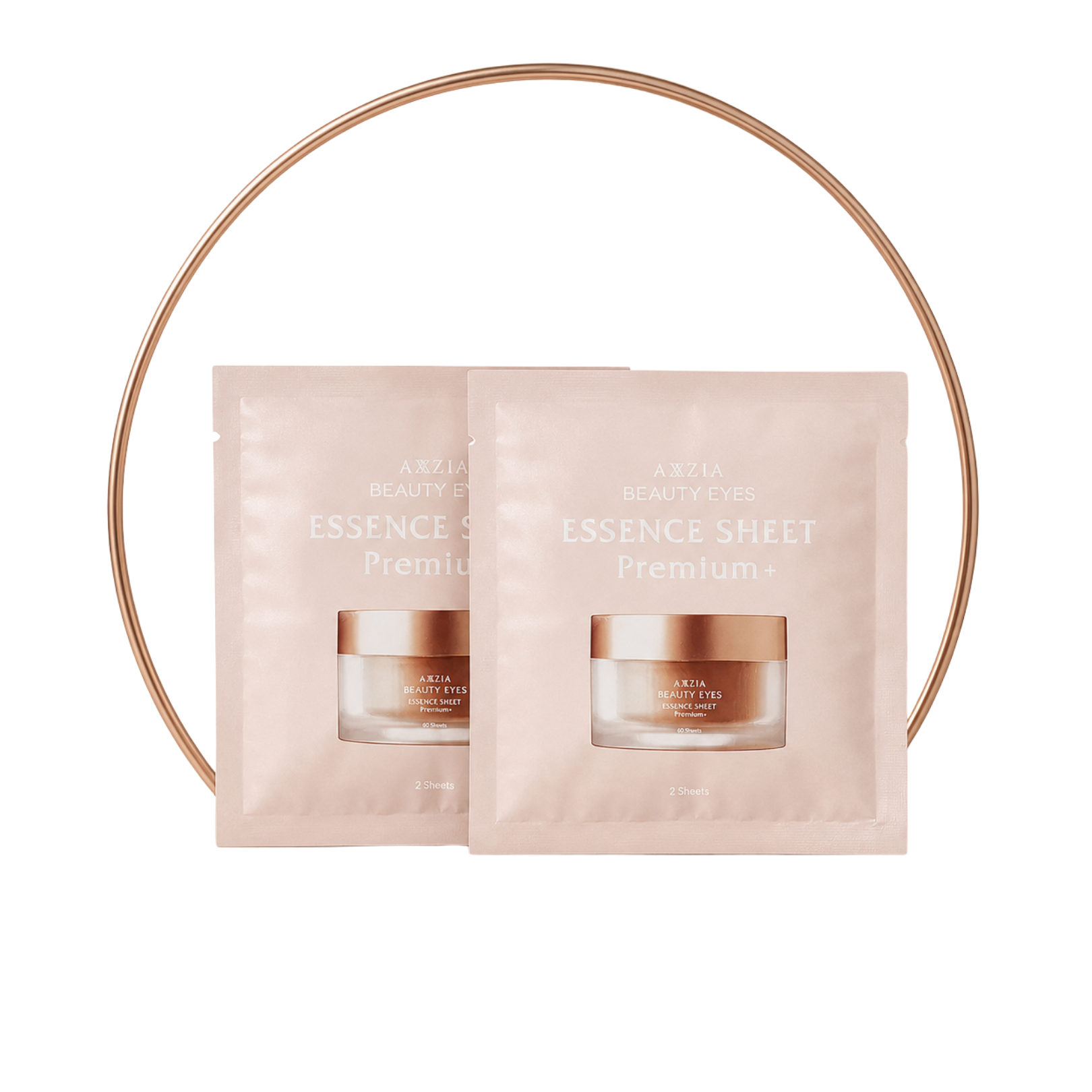 2 vnt. AXXZIA BEAUTY EYES Essence Sheet Premium Plus paakių kaukių