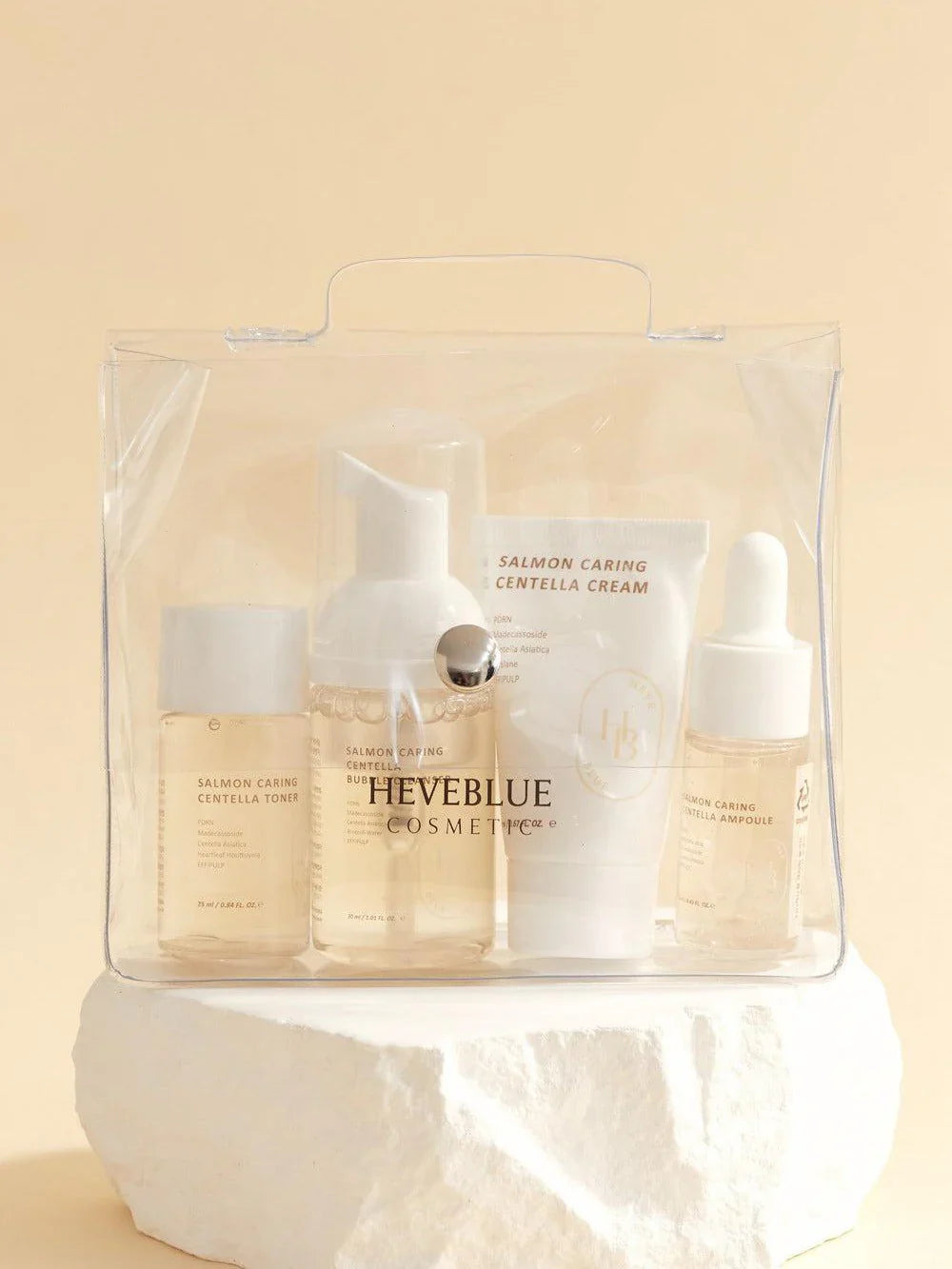 Salmon Caring Centella Travel Kit - kelioninis rinkinys 4vnt
