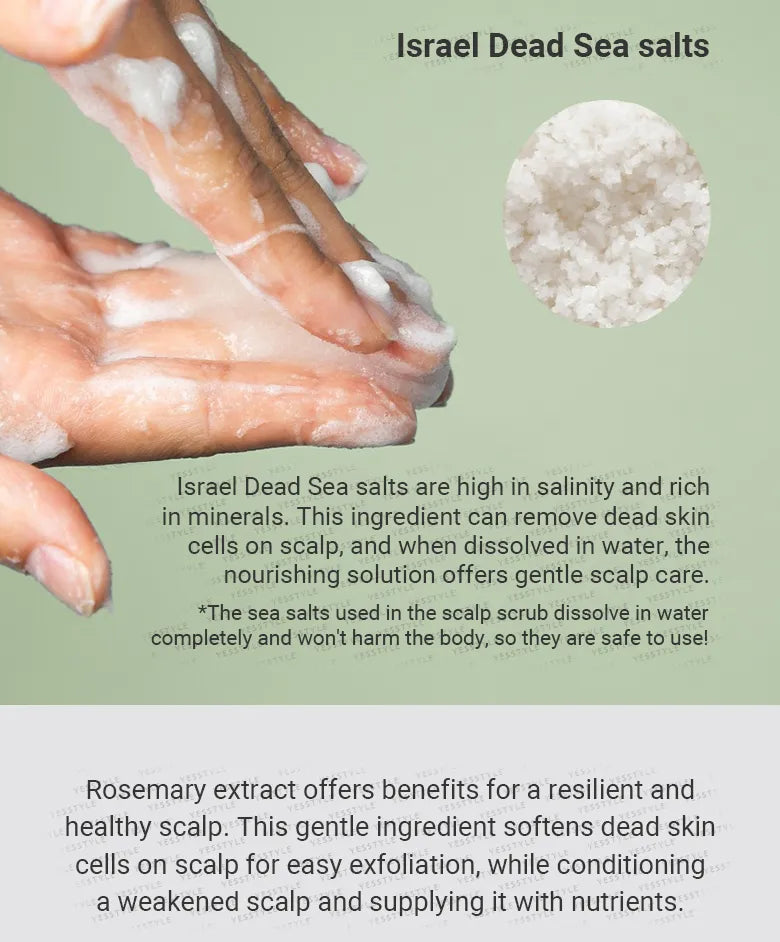 Rosemary Scalp Scrub - galvos odos šveitiklis, 165g