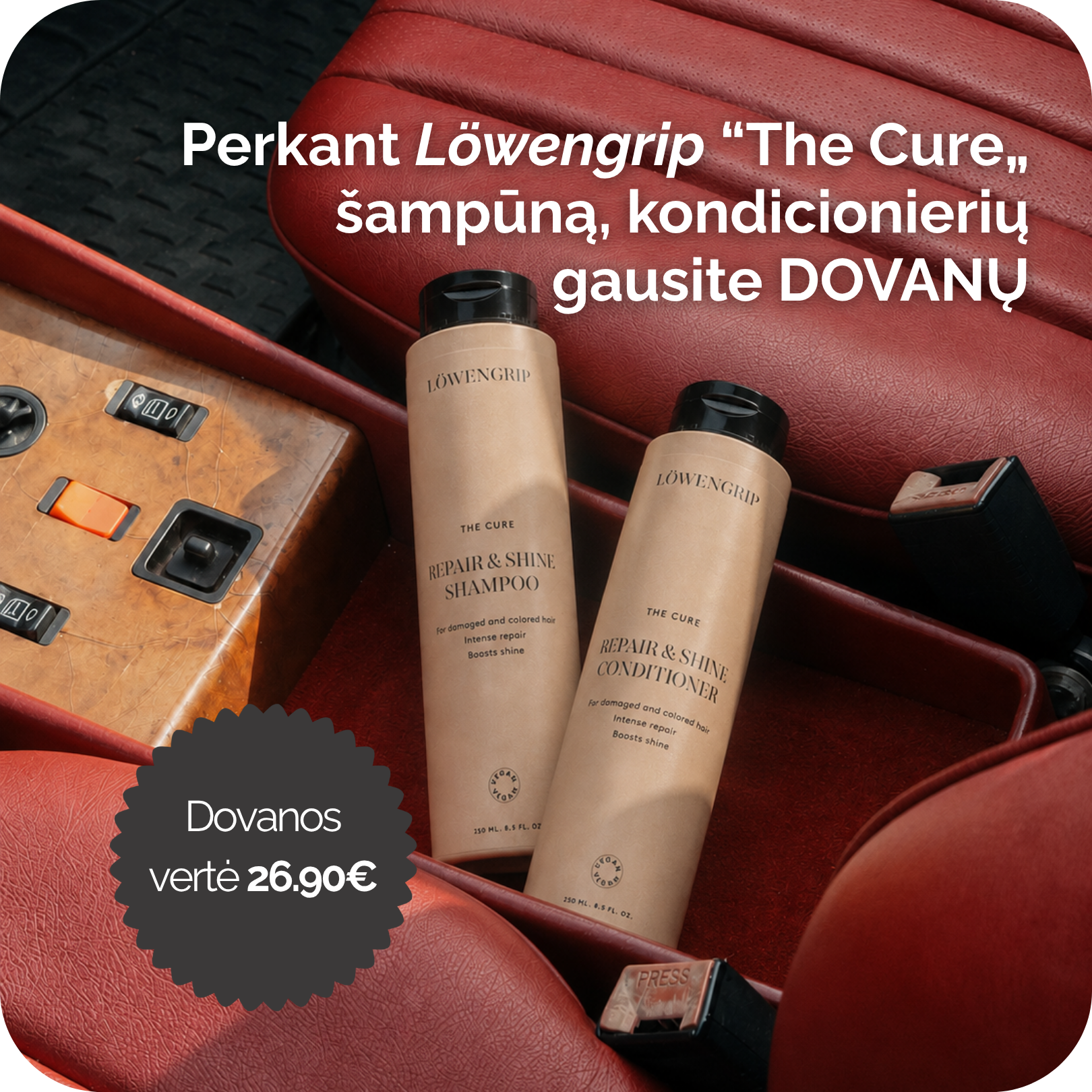 🧴 Plaukams, kurie nusipelno daugiau