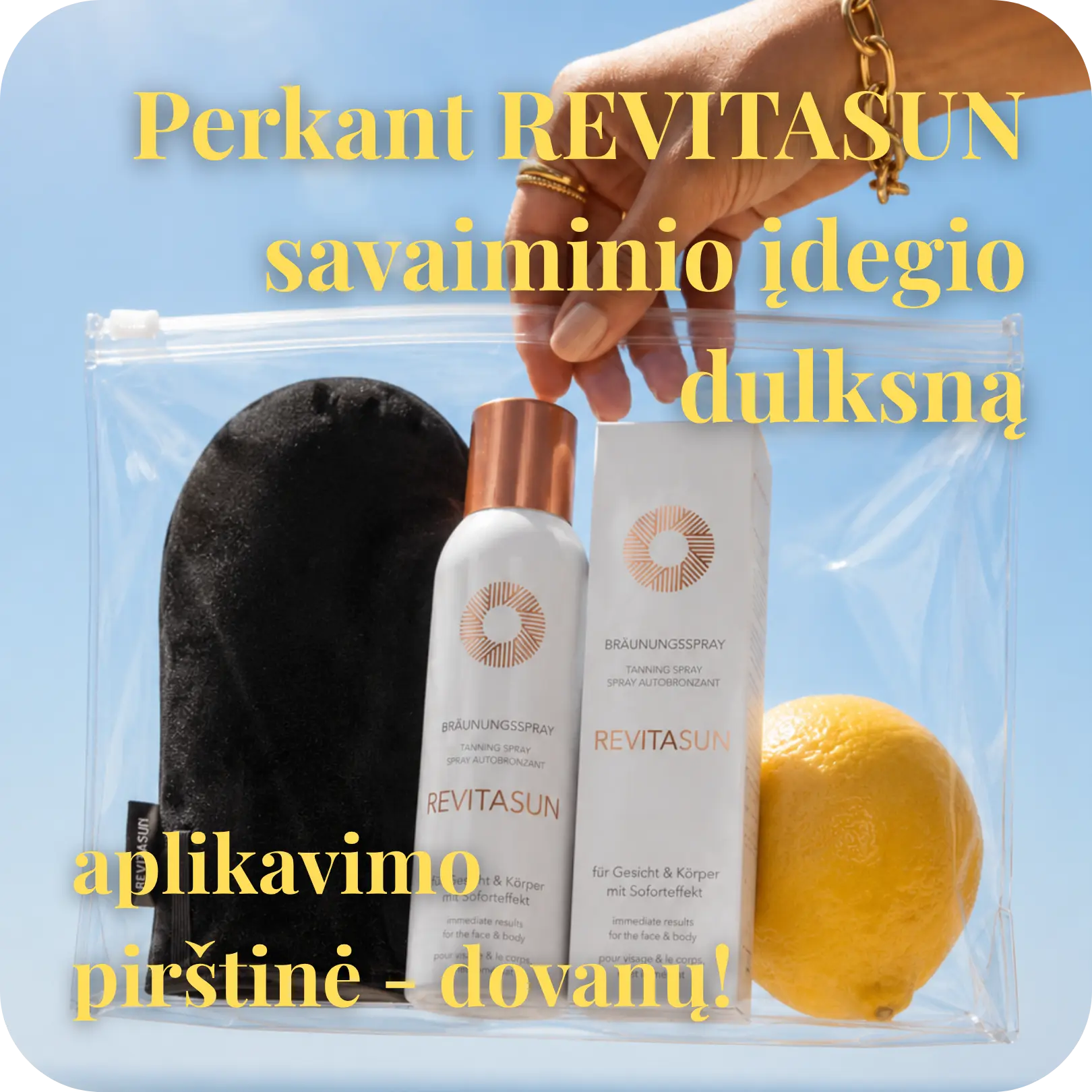 Revitasun dulksna + pirštinė DOVANŲ