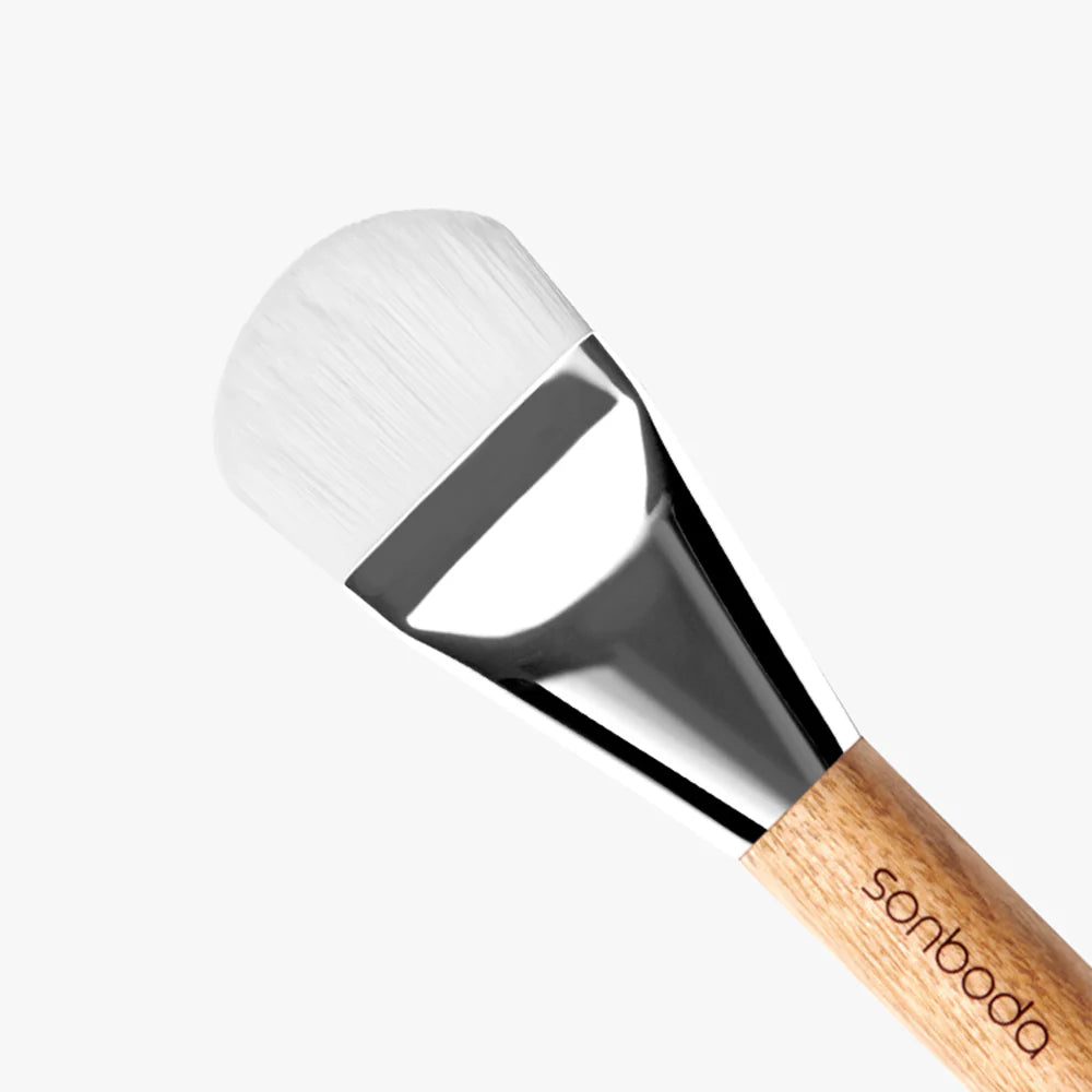 17 Flat Foundation Vegan Brush - šepetėlis makiažo pagrindui