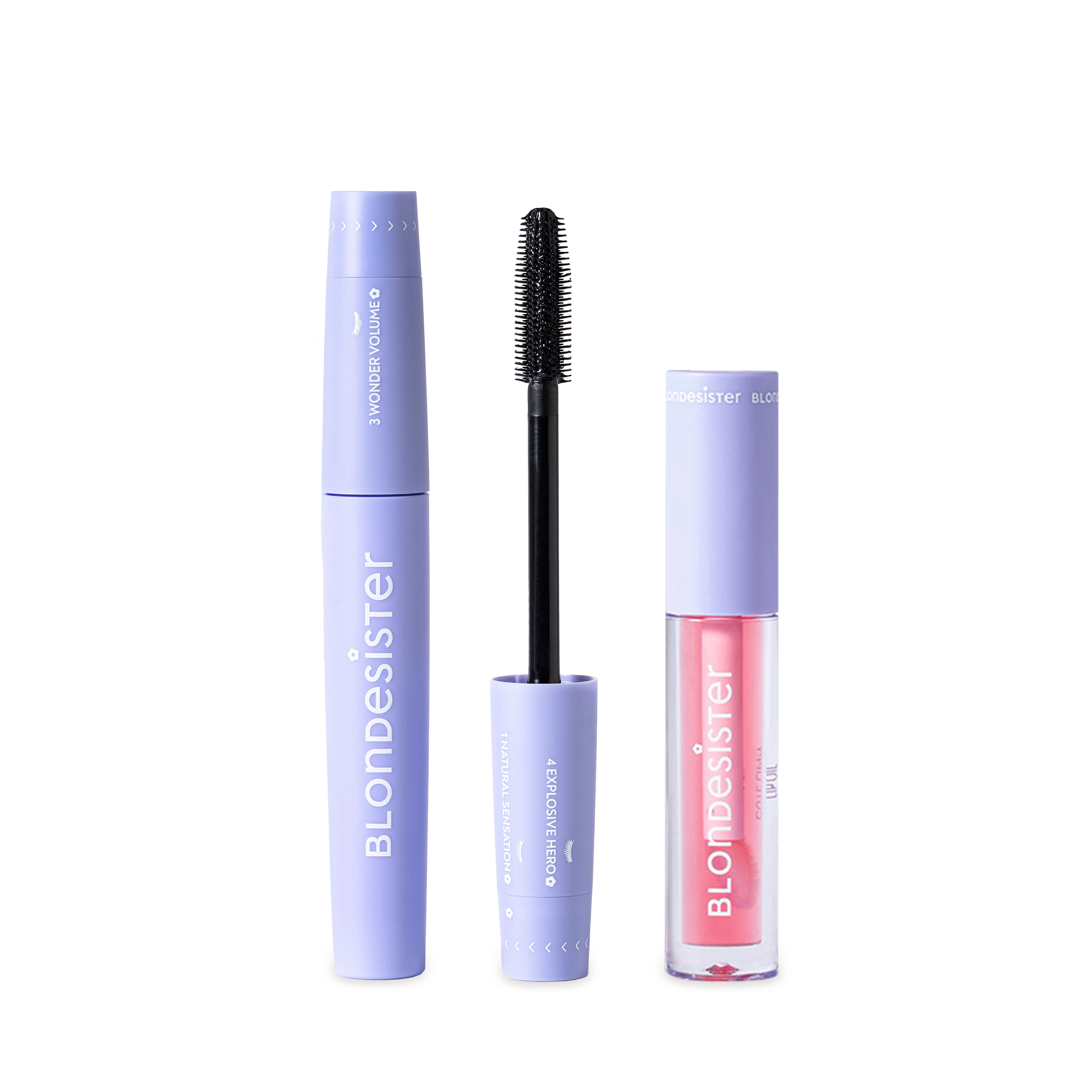 Rinkinys: Blakstienų tušas 4 in 1 Click&Turn + Lūpų aliejus Coconut