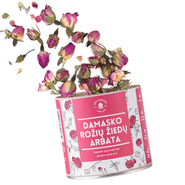 Damasko rožių arbata-Dvaro Kavos-Misiule.lt