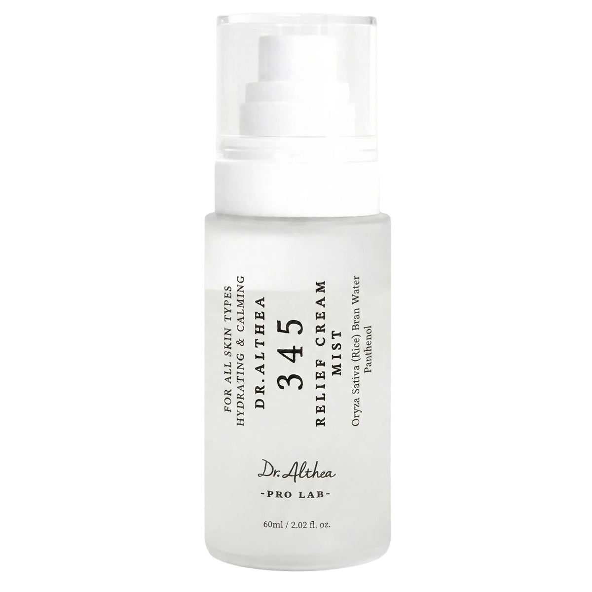 345 Relief Cream Mist - kreminės tekstūros atkuriamoji veido dulksna, 60ml