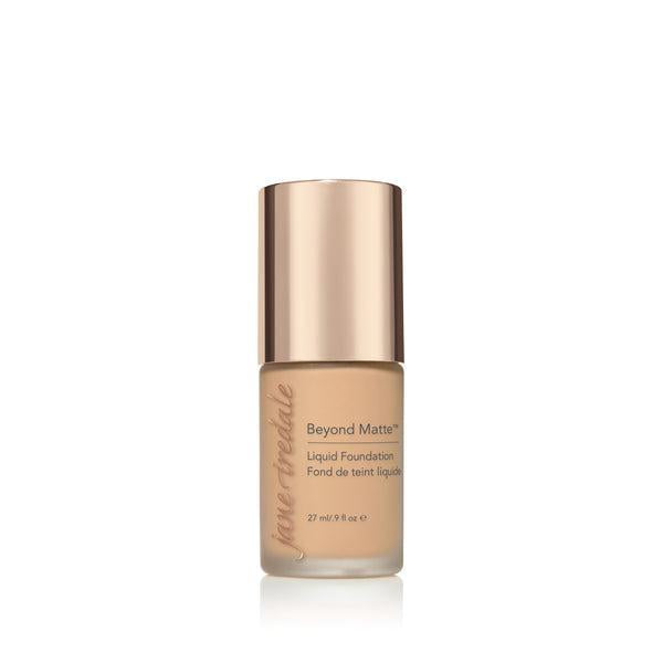 Jane Iredale Beyond Matte Liquid Foundation

A bottle of Jane Iredale Beyond Matte Liquid Foundation with a soft beige tone, designed for a flawless, matte finish. The foundation provides long-lasting coverage and a smooth appearance, perfect for controlling oil and creating a matte, even complexion. The elegant packaging with a rose-gold cap offers a luxurious touch to your beauty essentials.