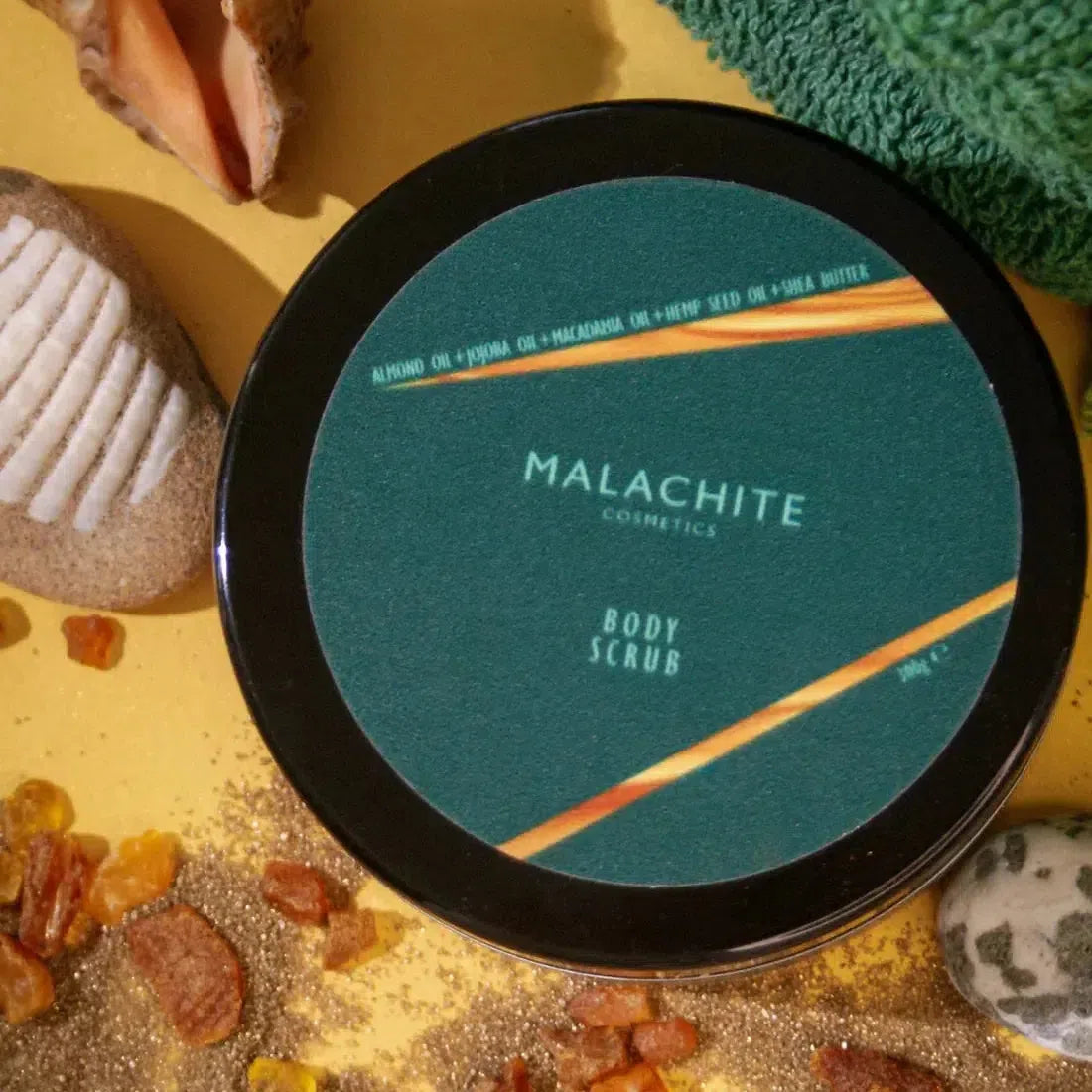 Kūno šveitiklis Salted Caramel-MALACHITE COSMETICS-Misiule.lt