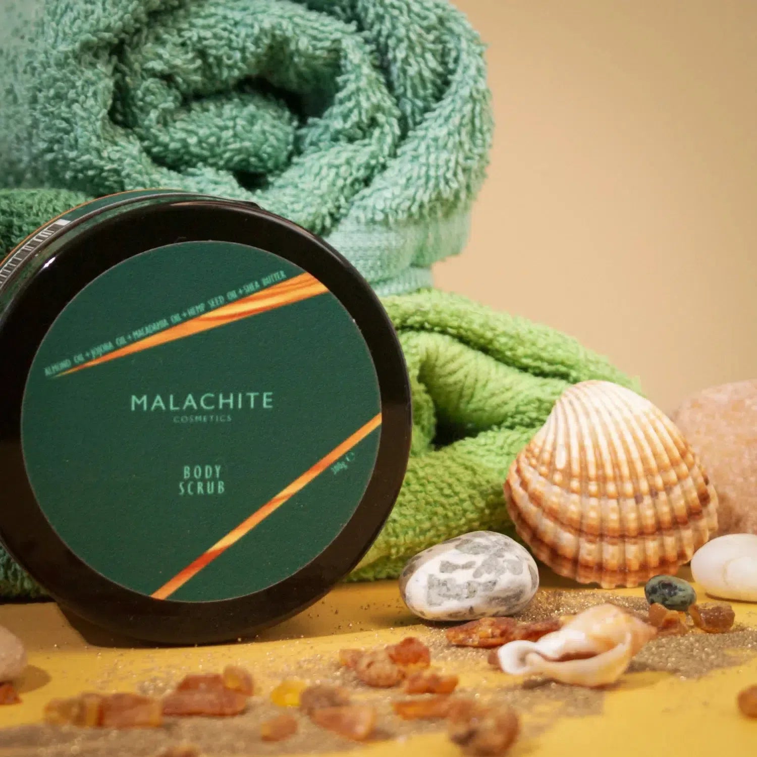 Kūno šveitiklis Salted Caramel-MALACHITE COSMETICS-Misiule.lt