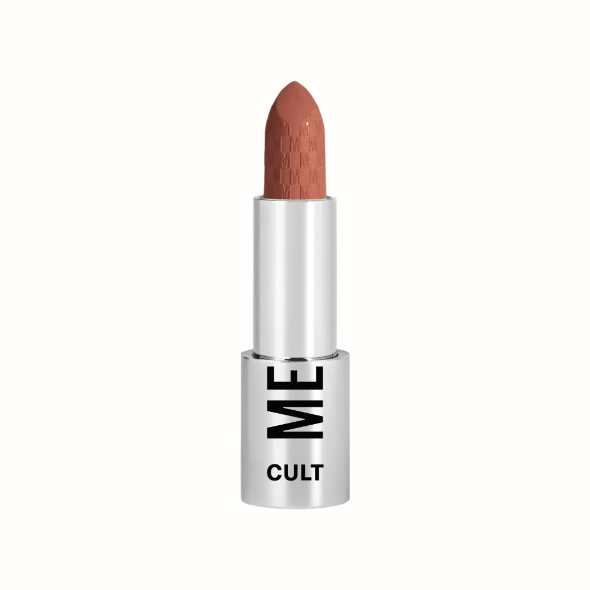 Cult Lipstick

A bullet of matte red lipstick from the Cult collection by Mesauda, featuring a sleek silver casing with the "ME" and "CULT" branding. The lipstick has a smooth, creamy texture with a long-lasting finish, perfect for adding a bold, sophisticated touch to any look.