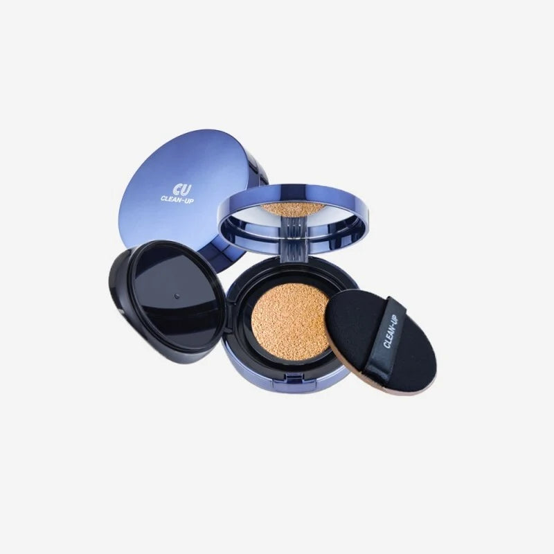 Inovatyvus cushion makiažo pagrindas su keičiamu užpildu SPF50+ PA+++, 15g + 15g