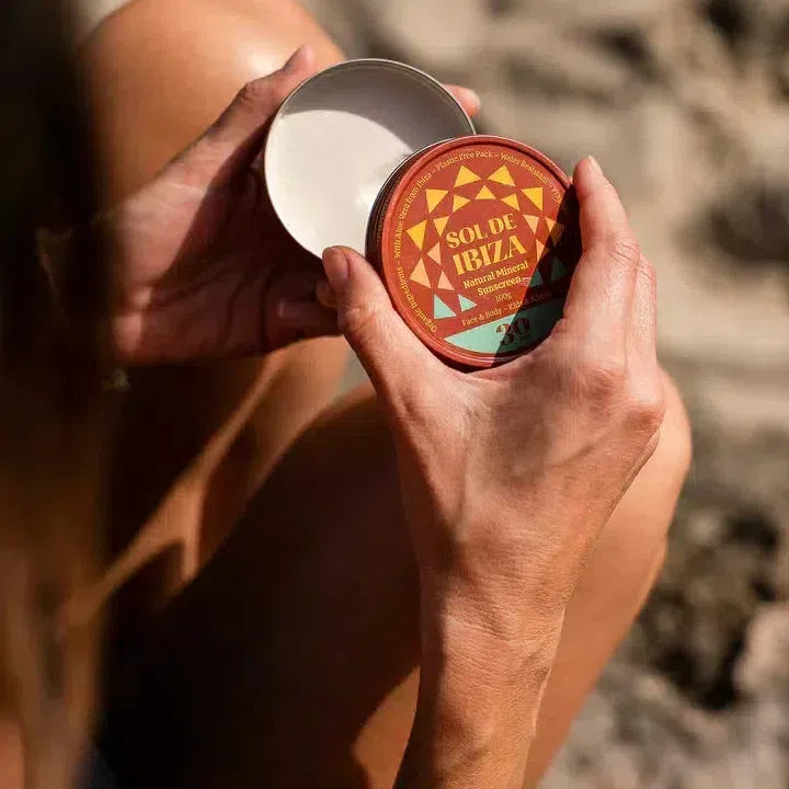 Apsauginis kremas veidui ir kūnui nuo saulės su SPF30-SOL DE IBIZA-Misiule.lt