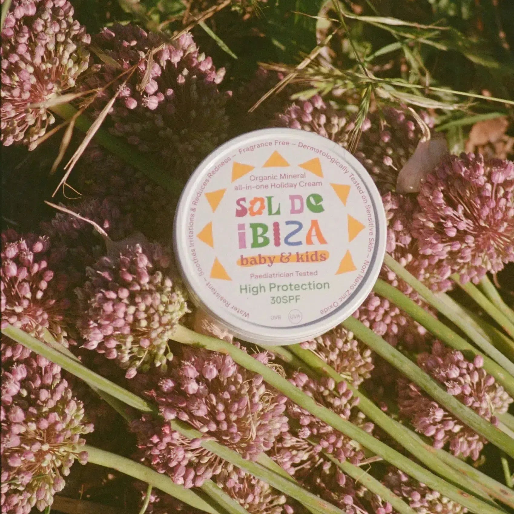 Apsauginis kremas veidui ir kūnui nuo saulės vaikams su SPF30-SOL DE IBIZA-Misiule.lt